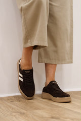 Remonte - D3E00-25 Brown Suede Trainer