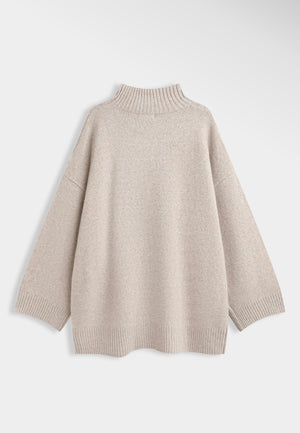 Anna - Beige Knit Jumper
