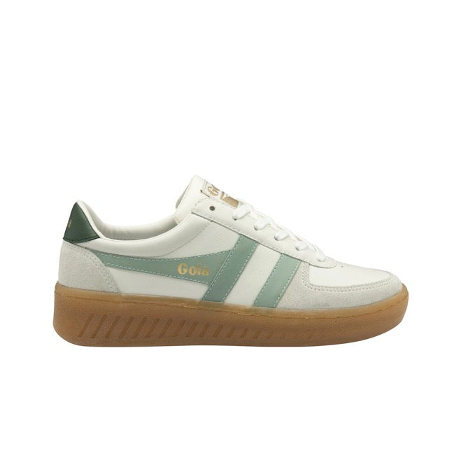 Gola - Grandslam White/Green Trainer