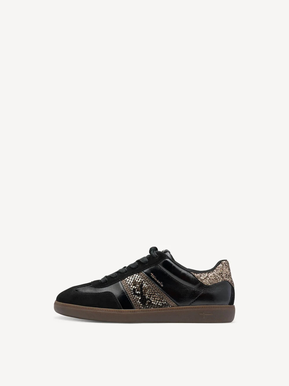 Tamaris - 23624 Black Snake Retro Trainer