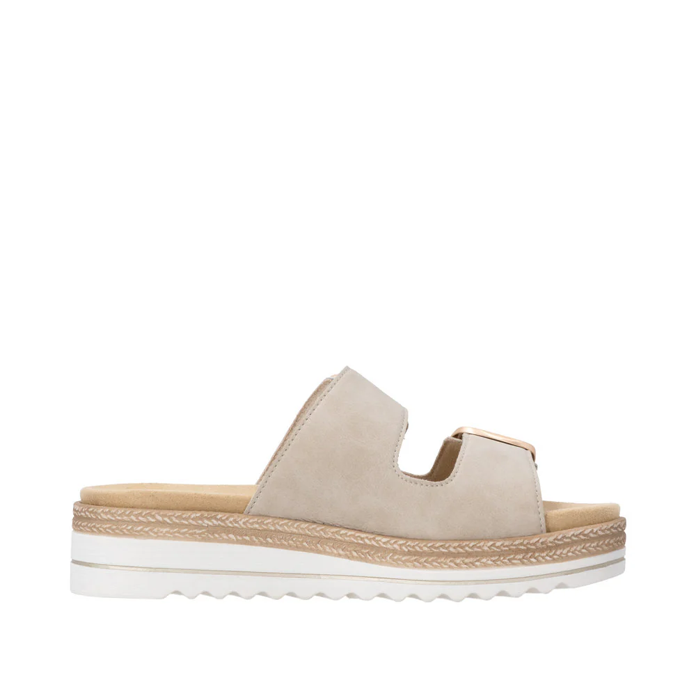 Remonte - D0Q66 Beige Buckle Slide