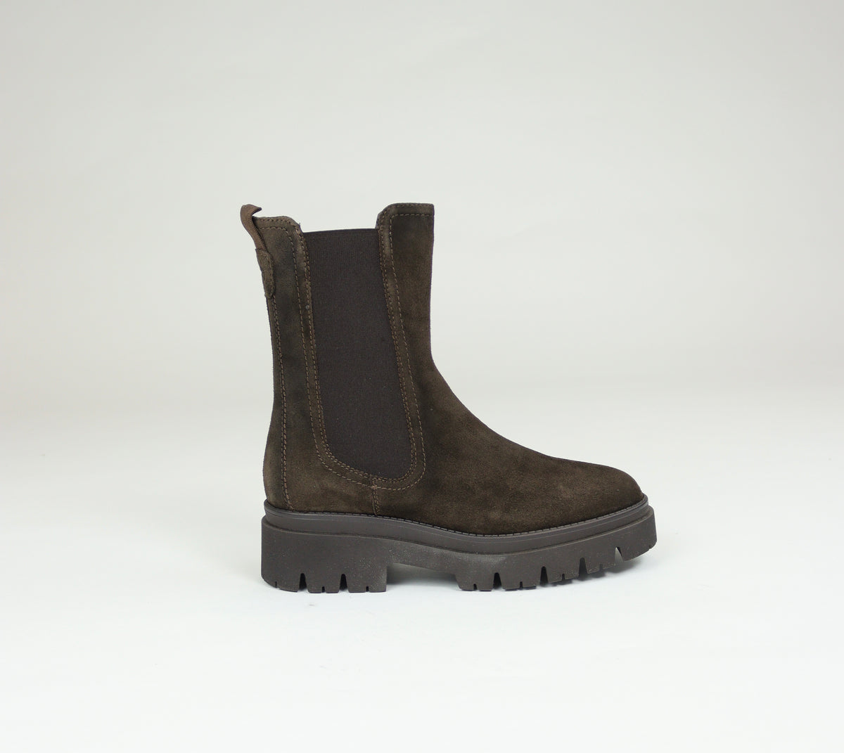 Tamaris - 25992 Brown Suede Chelsea Boot