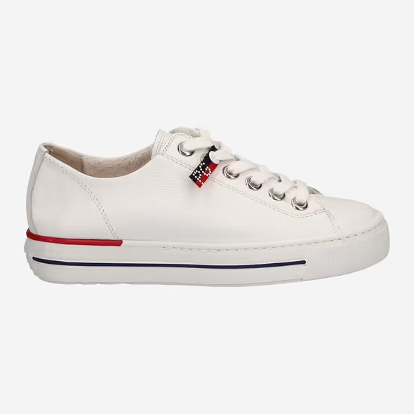 Paul Green - 4760 White Nuatical Laced Trainer