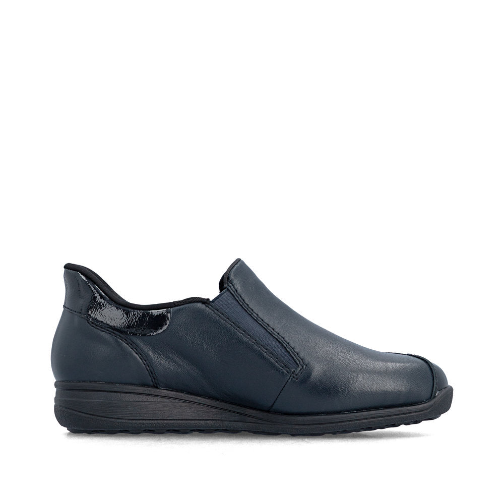 Rieker - 47267 Navy Zip Shoe