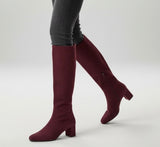Caprice - 25547 Burgundy Stretch Knee High Boot