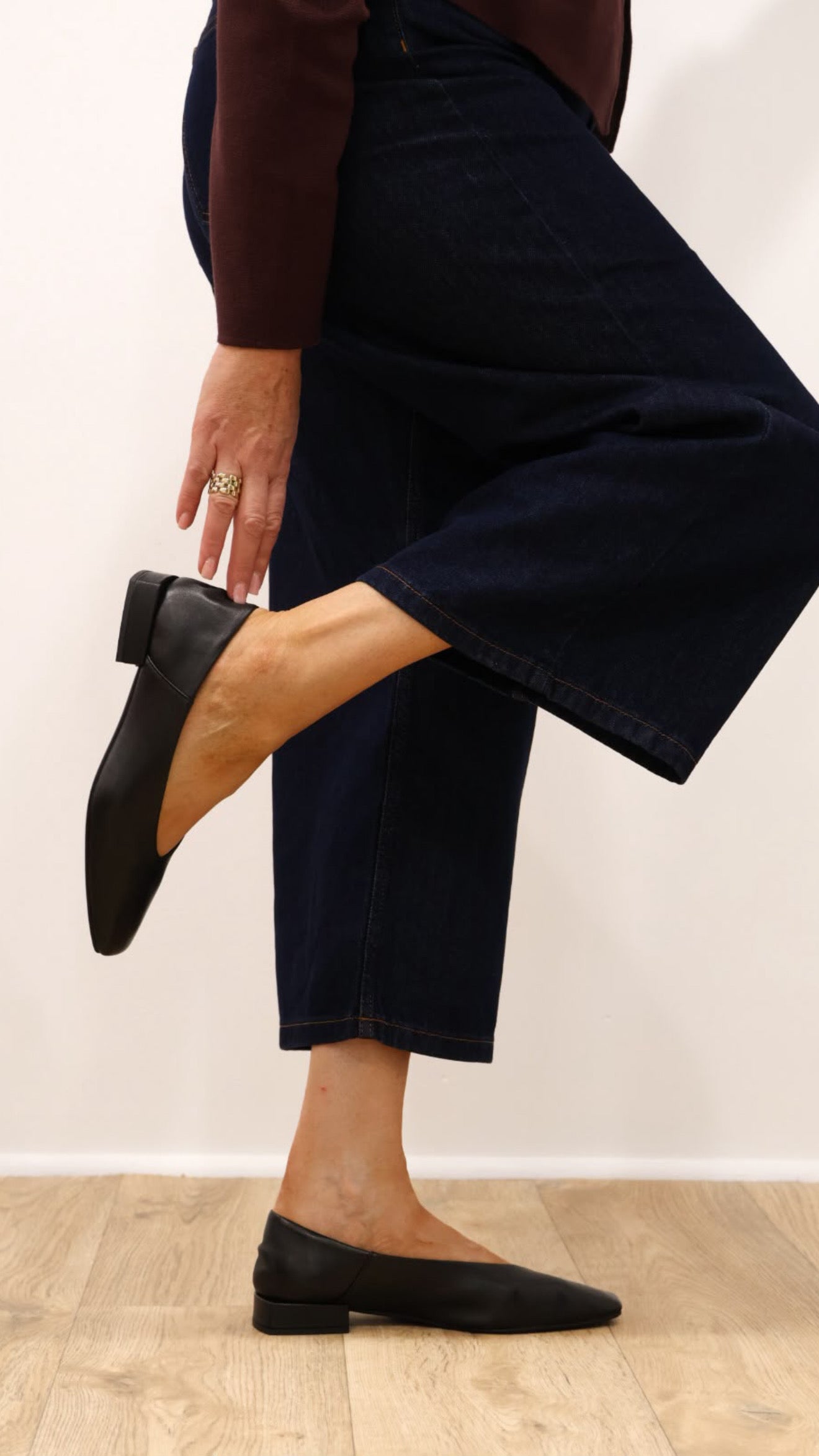 Rachels - DARIA2IG Black Leather Pump