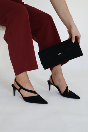 Lodi - Naltom Black Strap Slingback
