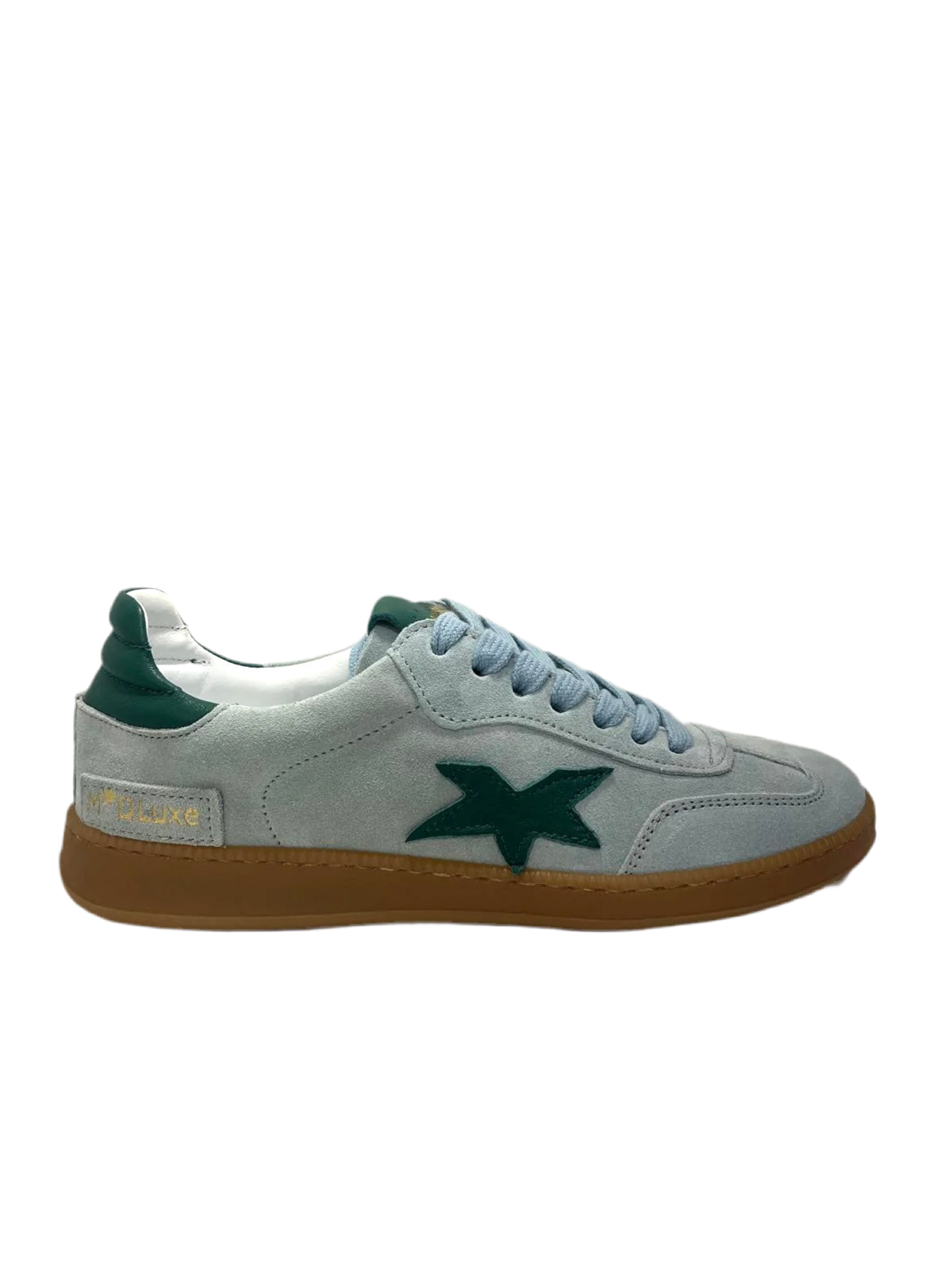 Méliné - R 526 Green & Blue Retro Trainer