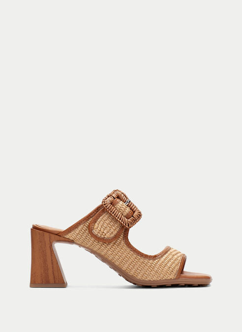 Hispanitas - HV254048 Tan Raffia Mule Sandal