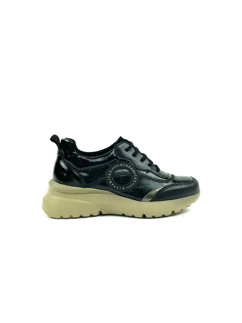 Hispanitas - H1233034 Black Patent Trainer