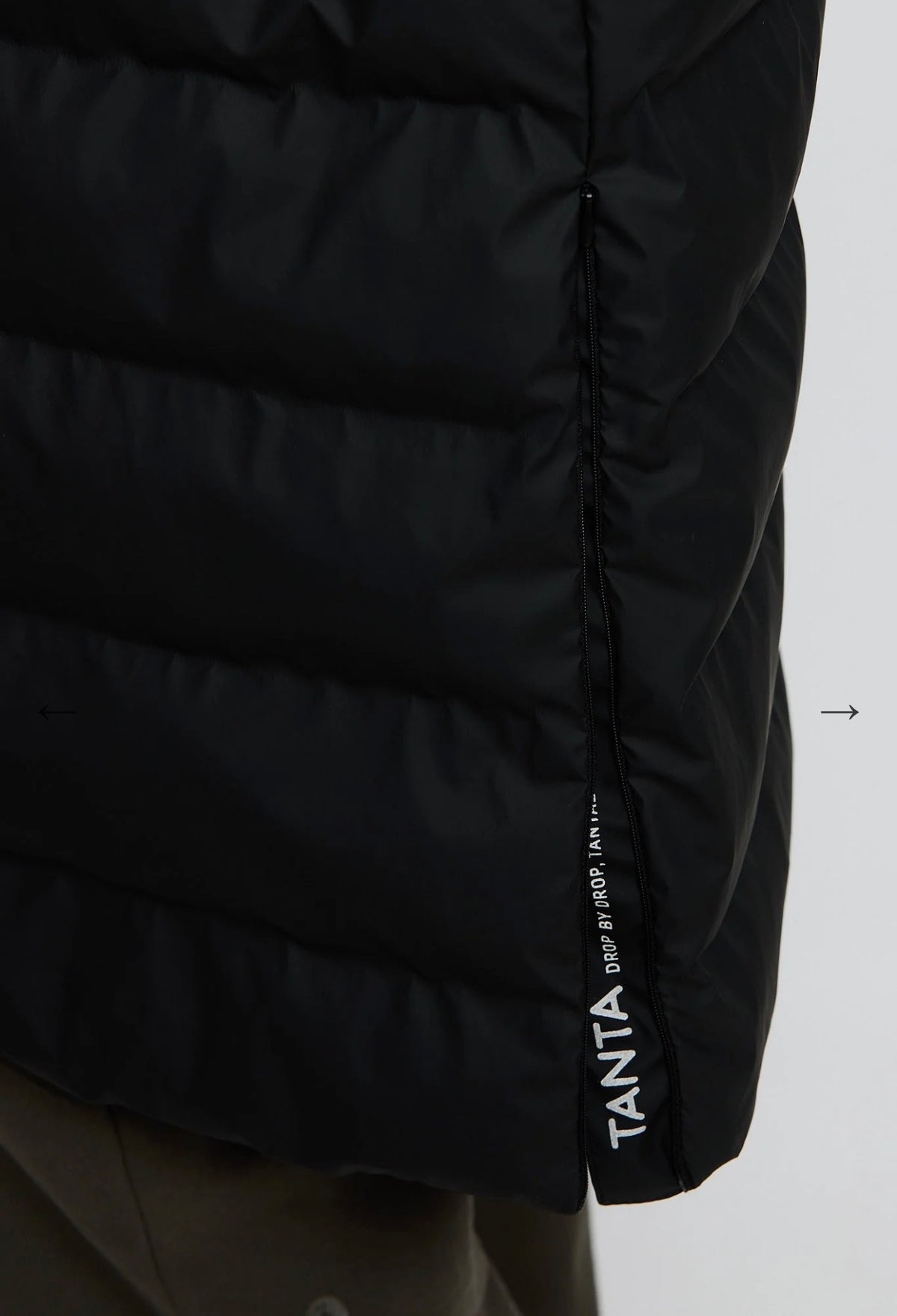 Tanta - T3318 Black Waterproof Coat