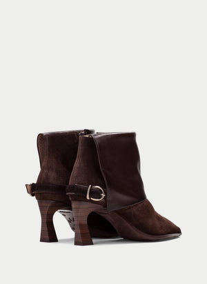 Hispanitas - HI265070 Brown Leather/Suede Ankle Boot