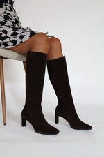 Wonders - M-6305 Brown Suede Knee High