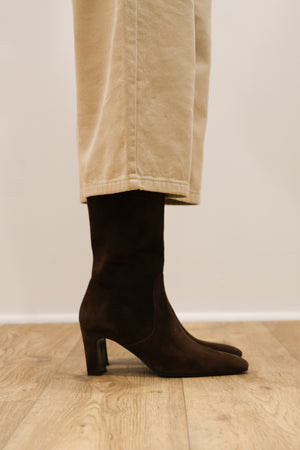 Rachels - Brown Suede Knee High