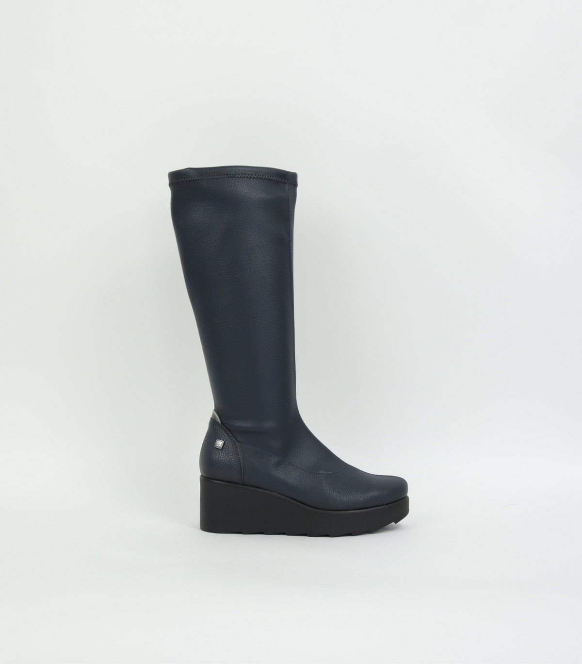 Jose Saenz - 6428 Navy Wedge Sock Boot