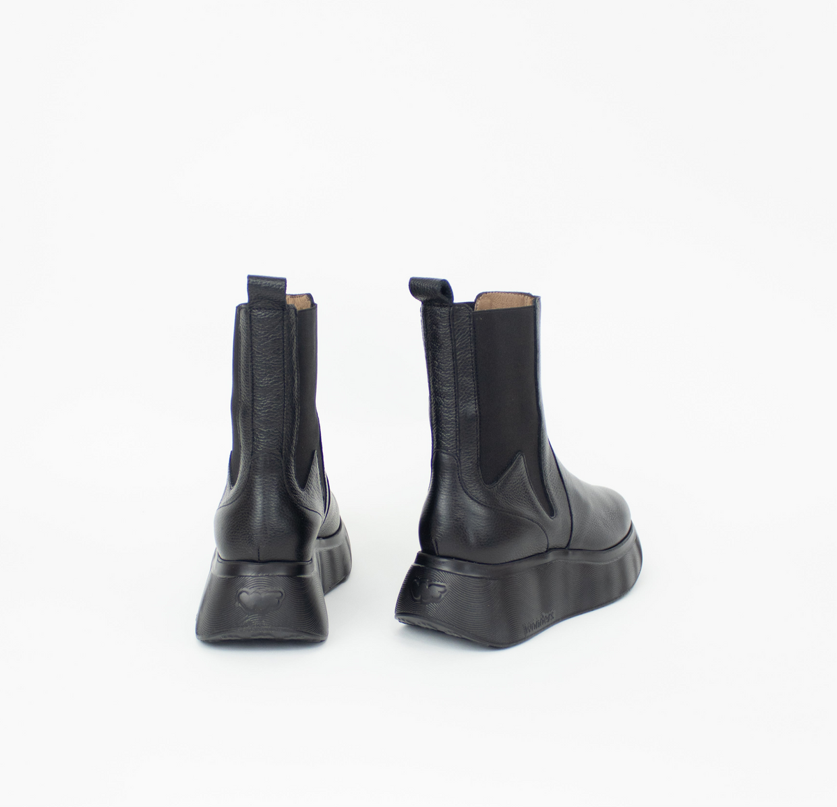 Wonders - A-3632 [Roma] Black Leather Chelsea Boot