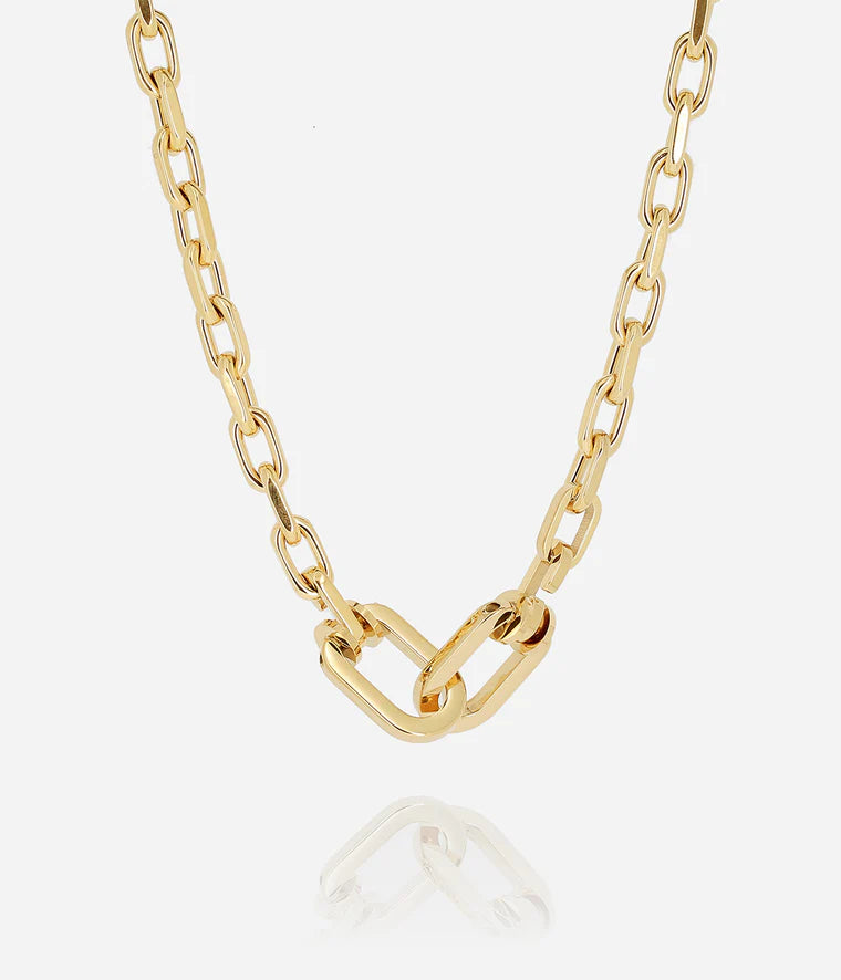 Zag Bijoux - SNS23245 Gold Chunky Necklace