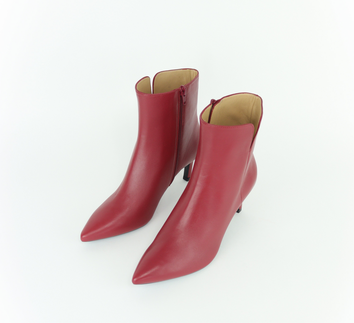 Unisa - Loroya Red Kitten Heel Boot