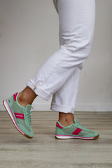 Teddy Smith - 120549 Green/Pink Trainer