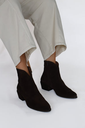 Wonders - D-2001 Brown Suede Cowboy Boot