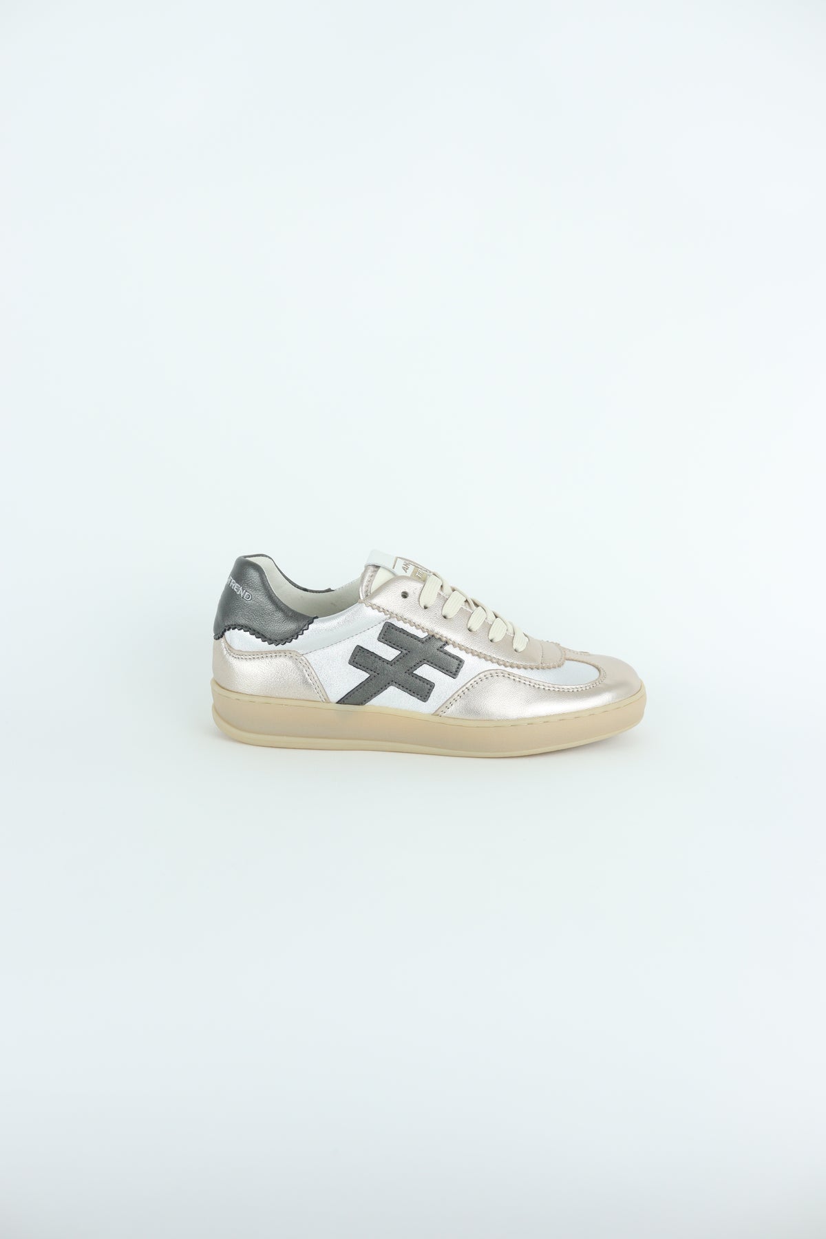 Another Trend - A032 Metal Gold and Silver Trainer