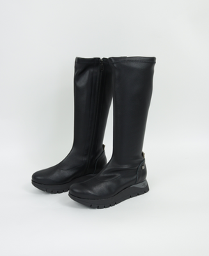 Jose Saenz - 2295 Black Wedge Knee High