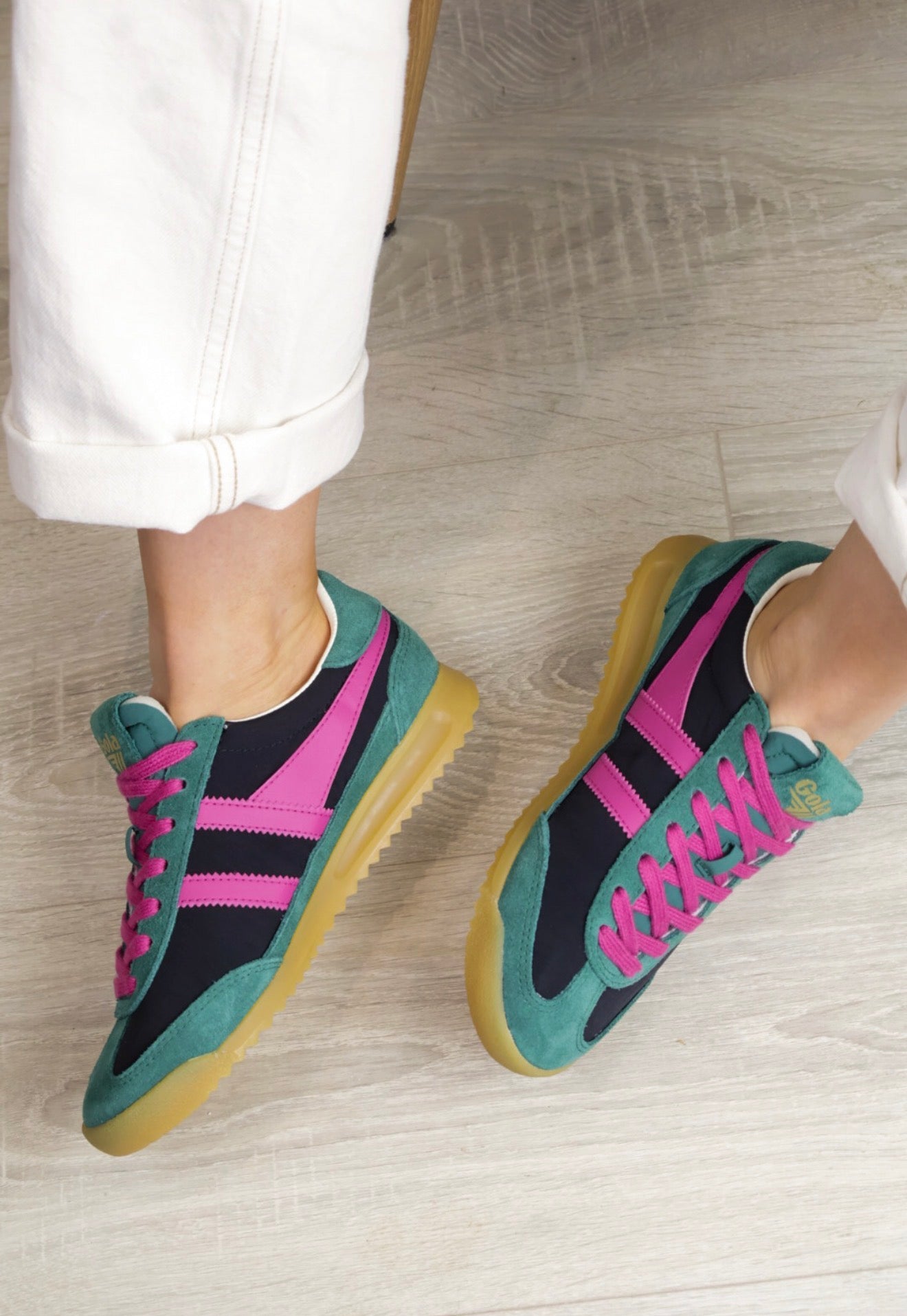 Gola - Firefly Green/Pink/Black Trainer