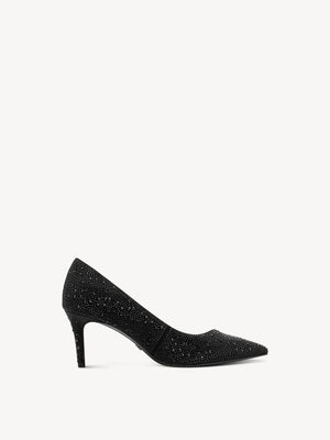 Tamaris - 22468 Black Glitz Court Shoe