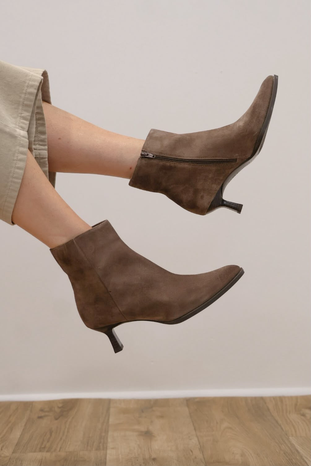 Unisa - Lomas Taupe Suede Ankle Boot