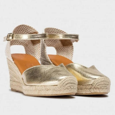 Wonders - YD-SI685 Gold Espadrille