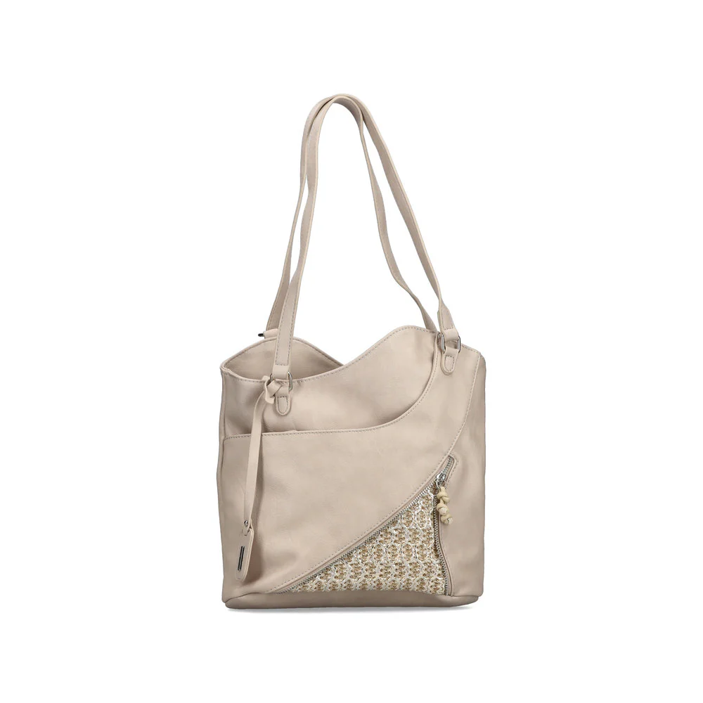 Rieker - H1025 Beige Zip Bag