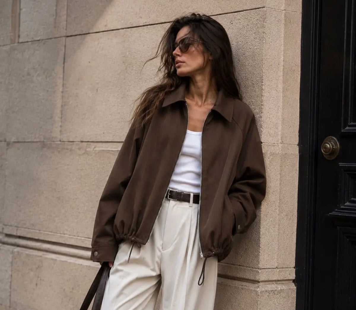 Anna - Brown Oversized Jacket