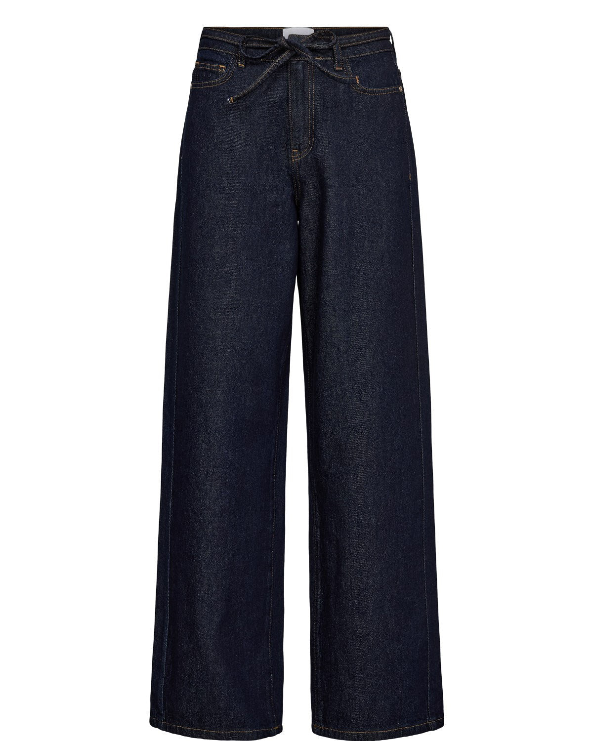 Numph - Nubrooklyn Dark Denim Wide Leg Jeans