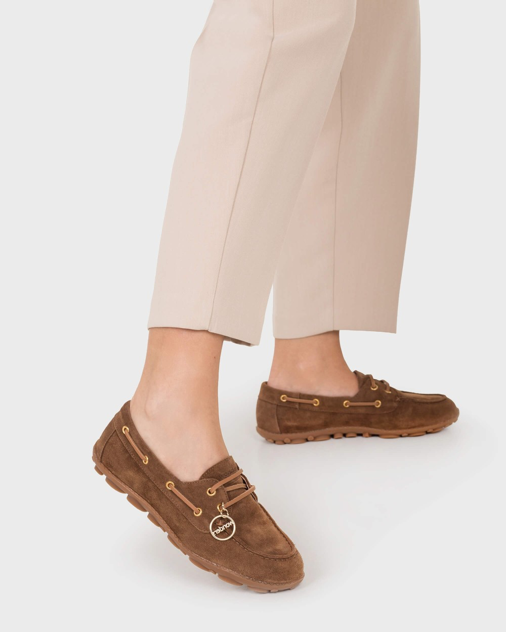Wonders - AP-2104 Tan Boat Shoe