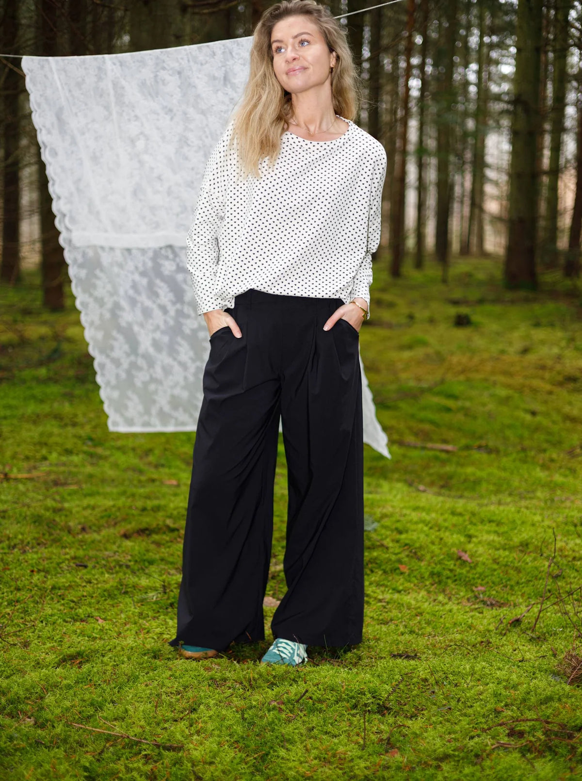 Black Colour - BCDavina Black Wide Leg Trousers