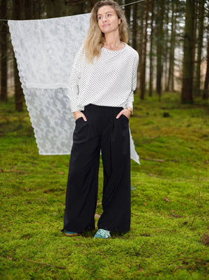 Black Colour - BCDavina Black Wide Leg Trousers
