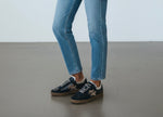 Another Trend - [BLUE] A0348527 Blue Velvet & Suede Trainer