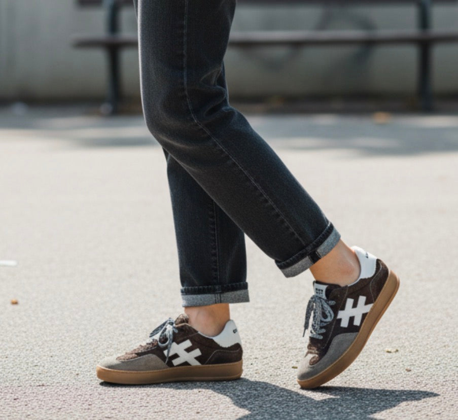 Another Trend - A032 Cacao Brown/Grey Trainer