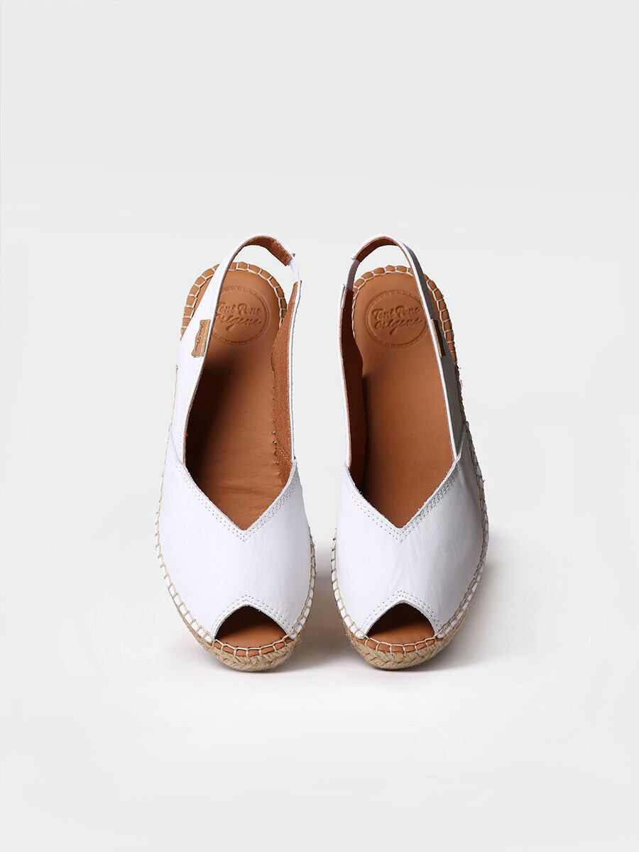 Toni Pons - Bernia White Leather Sandal