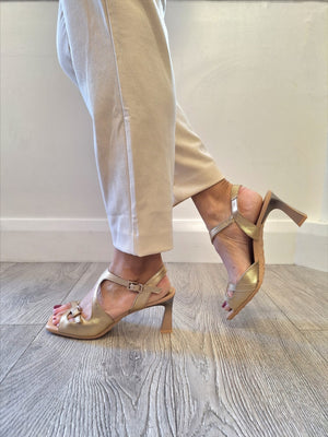 Hispanitas - HV264814 Gold Buckle Sandal