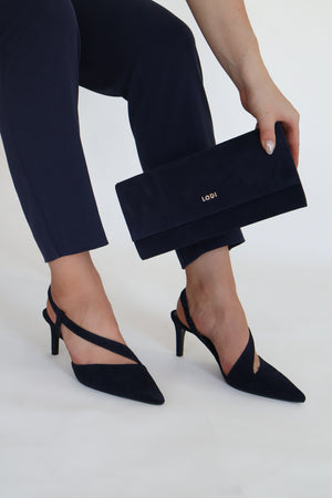 Lodi - Naltom Navy Strap Slingback