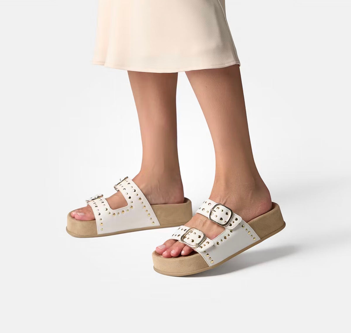 Paul Green - 6168 Ivory Stud Mule