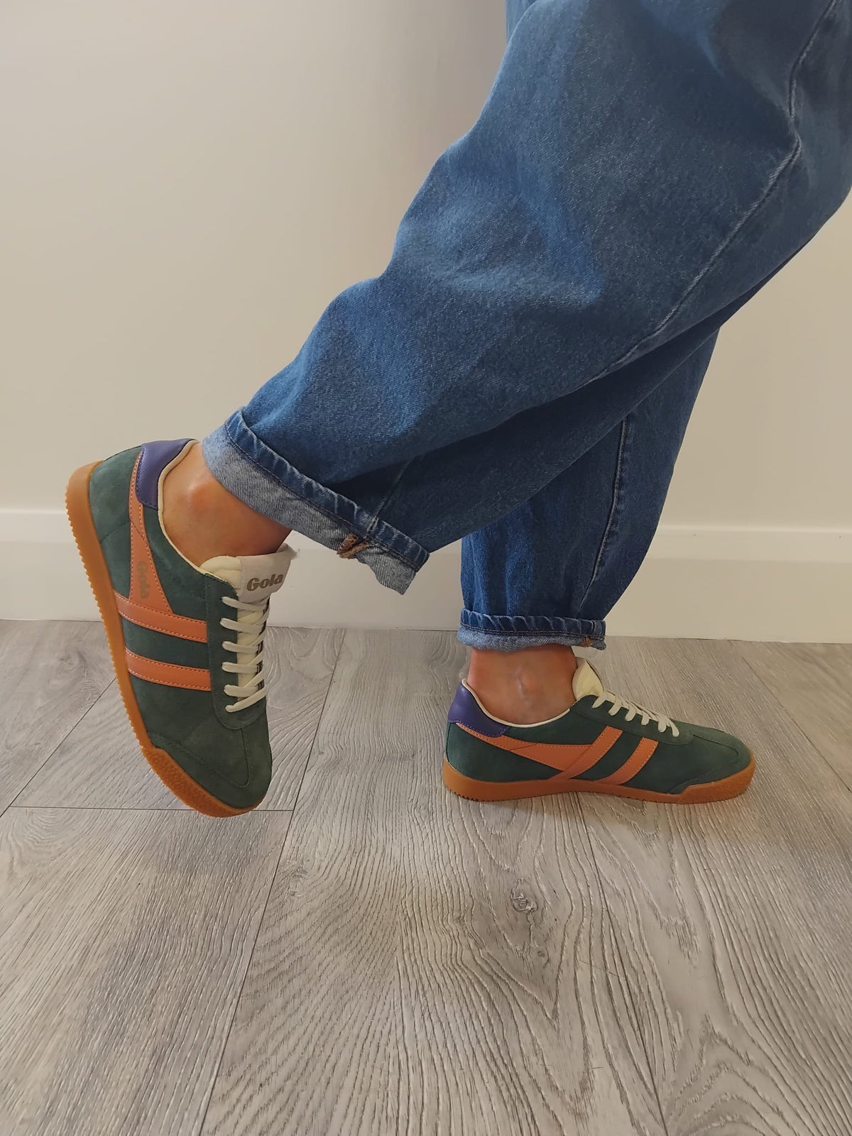 Gola - Elan Forest Green and Terra Cotta Trainer