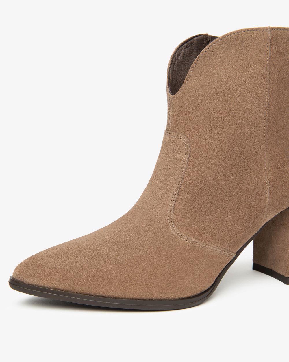 NeroGiardini - I514342D Brown Suede V Ankle Boot