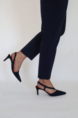 Lodi - Naltom Navy Strap Slingback