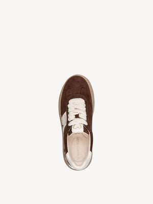 Marco Tozzi - 23758 Brown Suede Platform Trainer