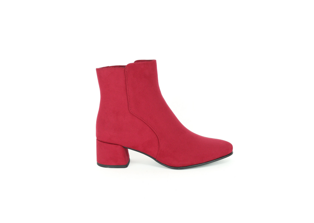 Marco Tozzi - 25364 Red Suede Ankle Boot