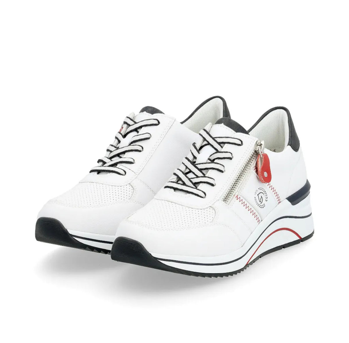 Remonte - D0T04 White Nautical Trainer