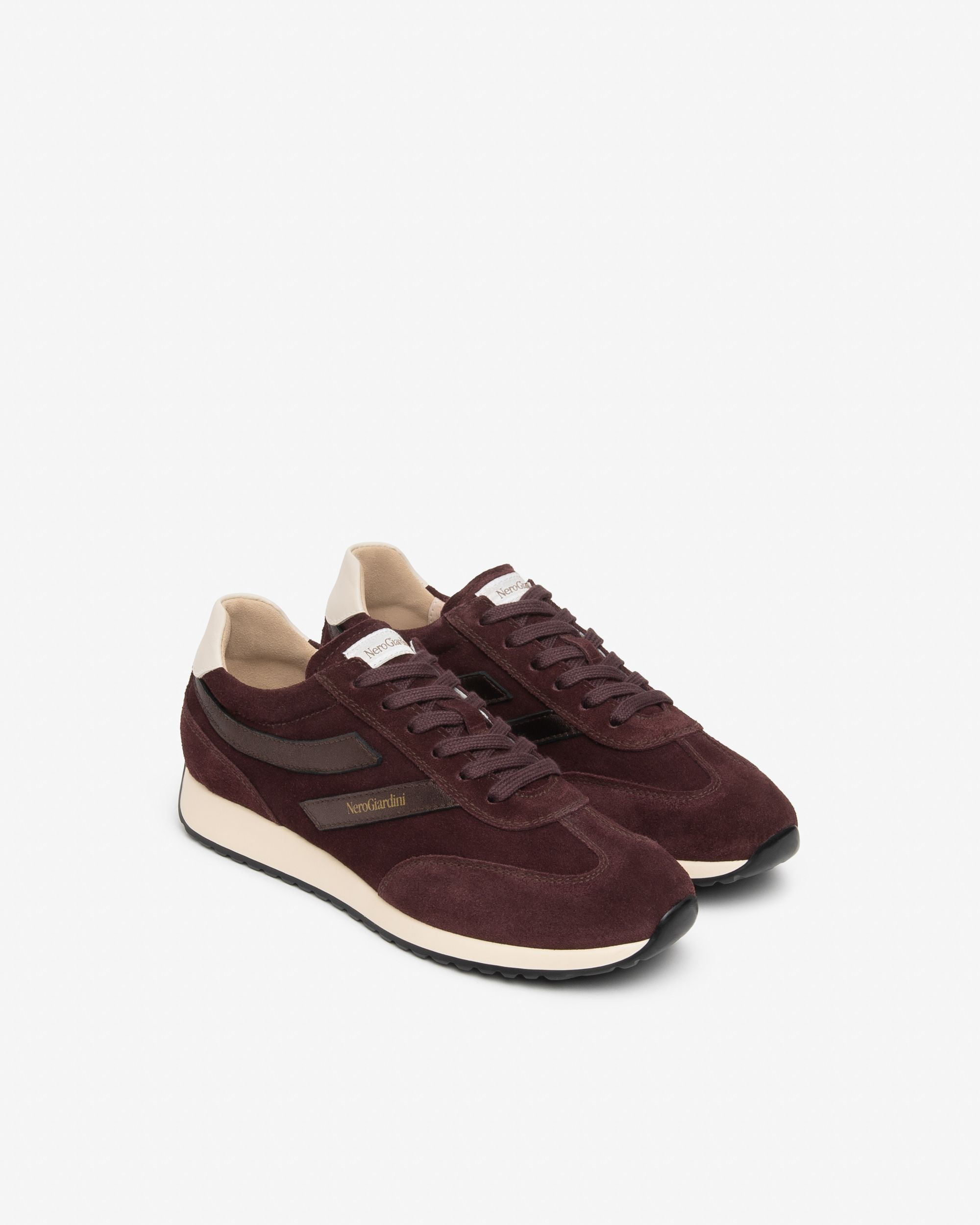 Nerogiardini - I617321D Burgundy Suede Trainer