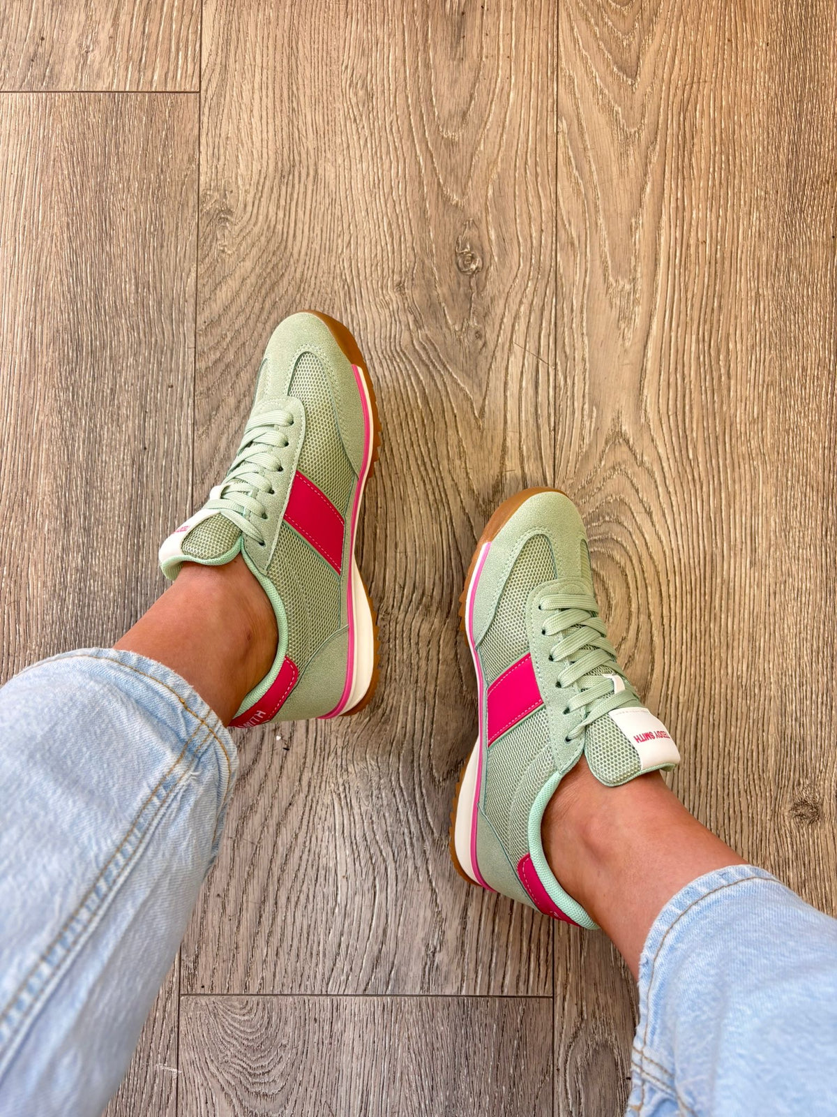 Teddy Smith - 120549 Green/Pink Trainer